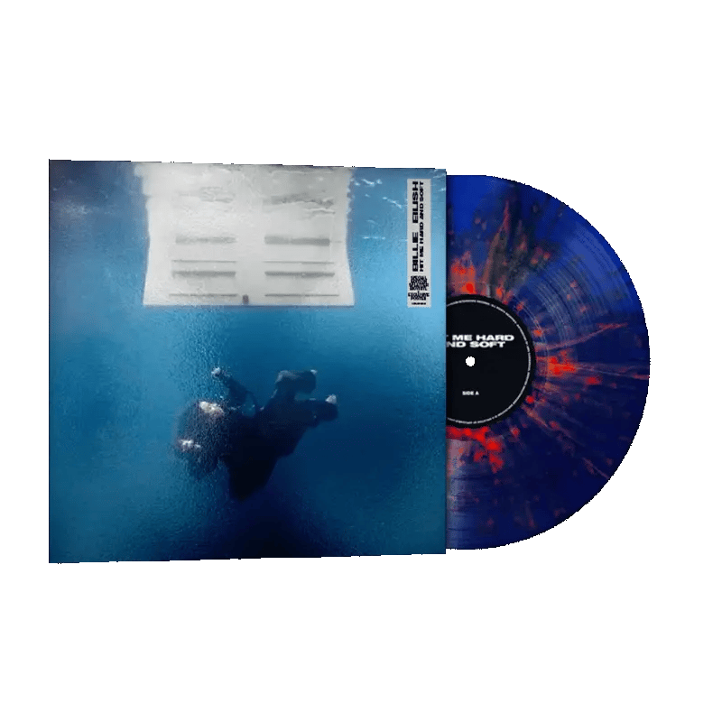 Billie Eilish - Hit Me Hard And Soft - Anniversary Dark Blue & Orange Splatter (Vinyl LP)