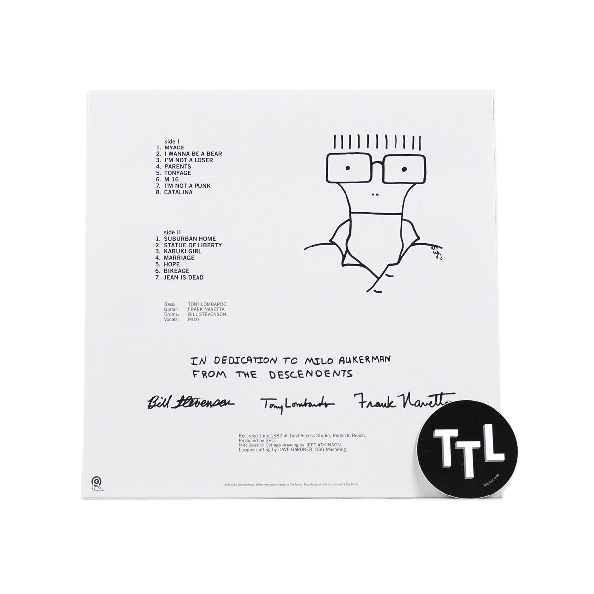 Descendents: Milo Goes To College (Colored Vinyl) {Vinyl LP}