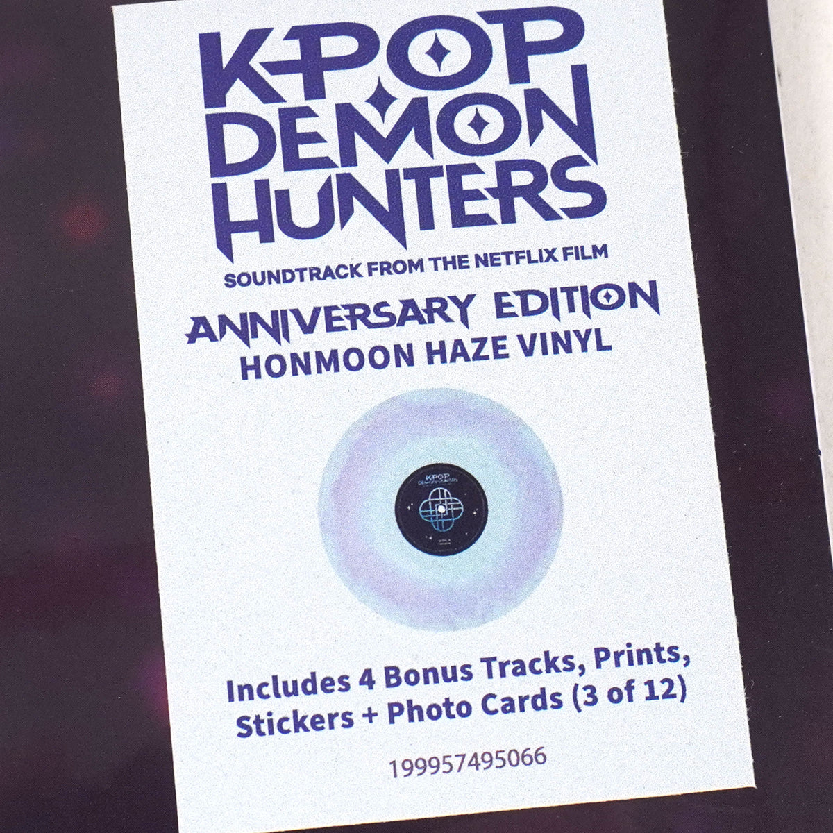 KPop Demon Hunters: Soundtrack - Anniversary Edition (Colored Vinyl) {Vinyl LP}