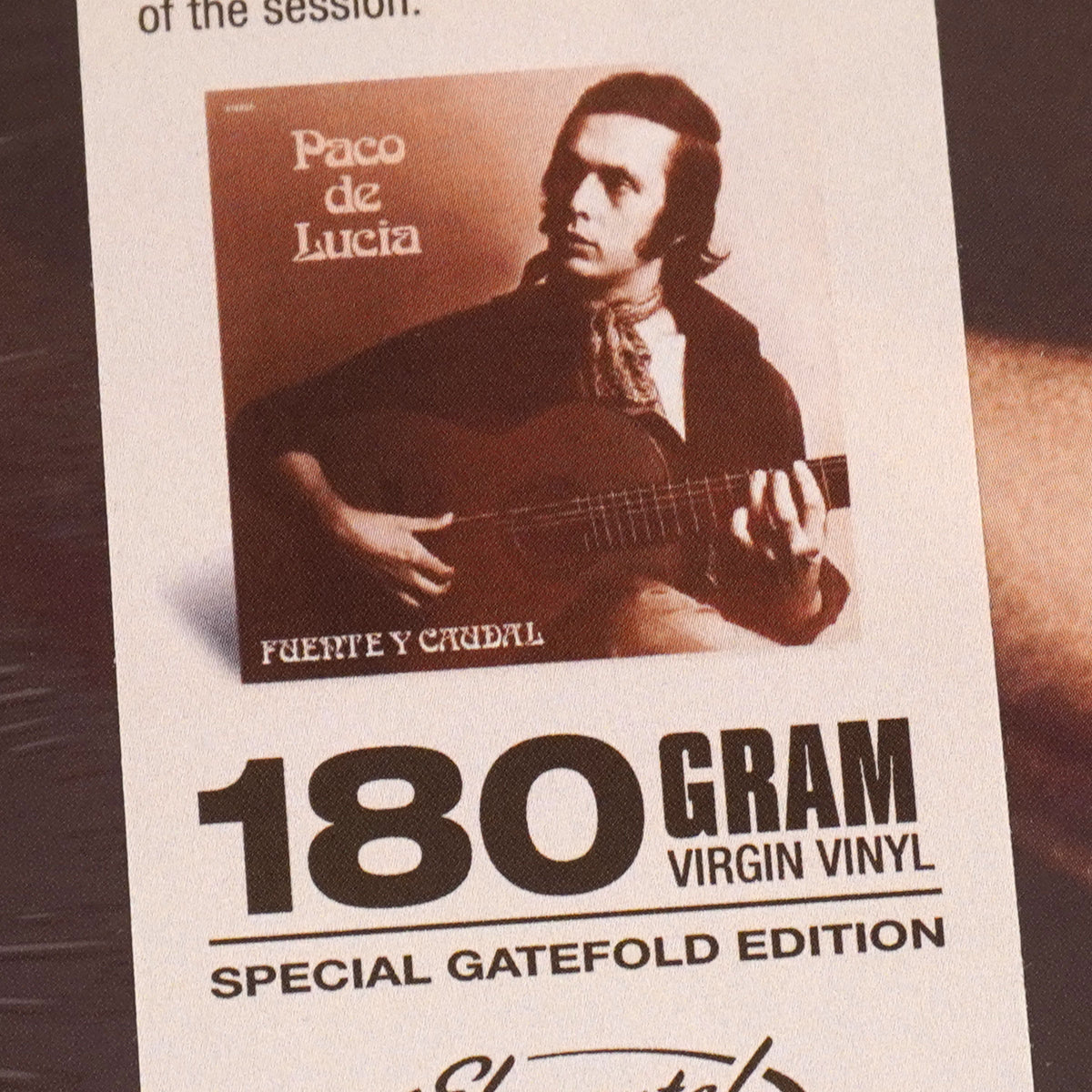 Paco De Lucia: Fuente Y Caudal {Vinyl LP}