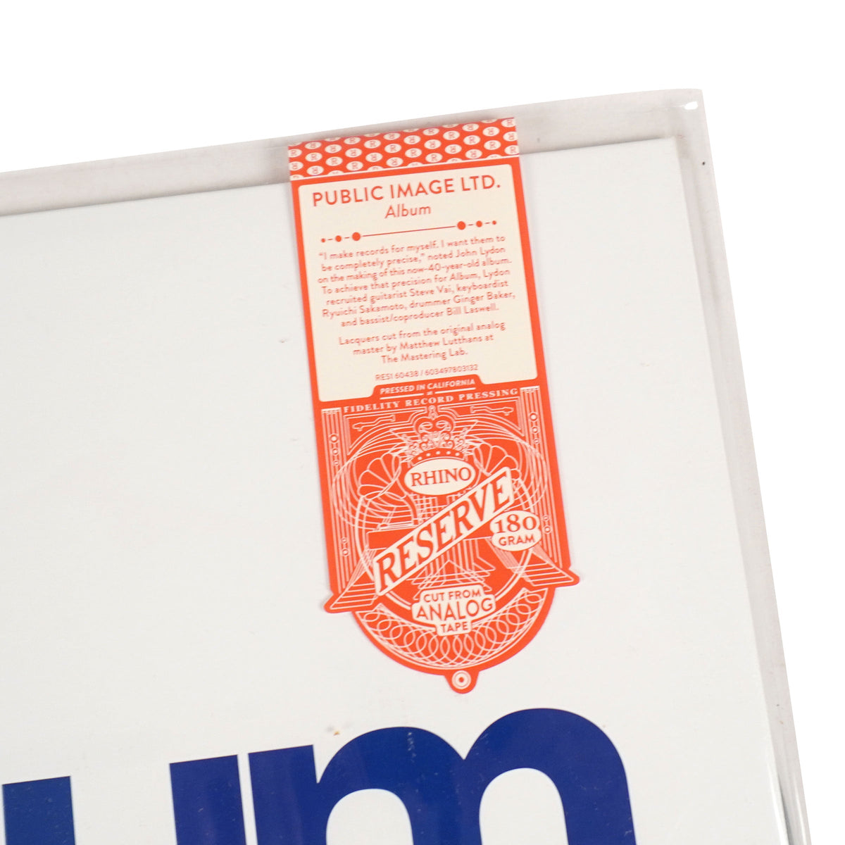 Public Image Ltd.: Album (Rhino Reserve 180g) {Vinyl LP}