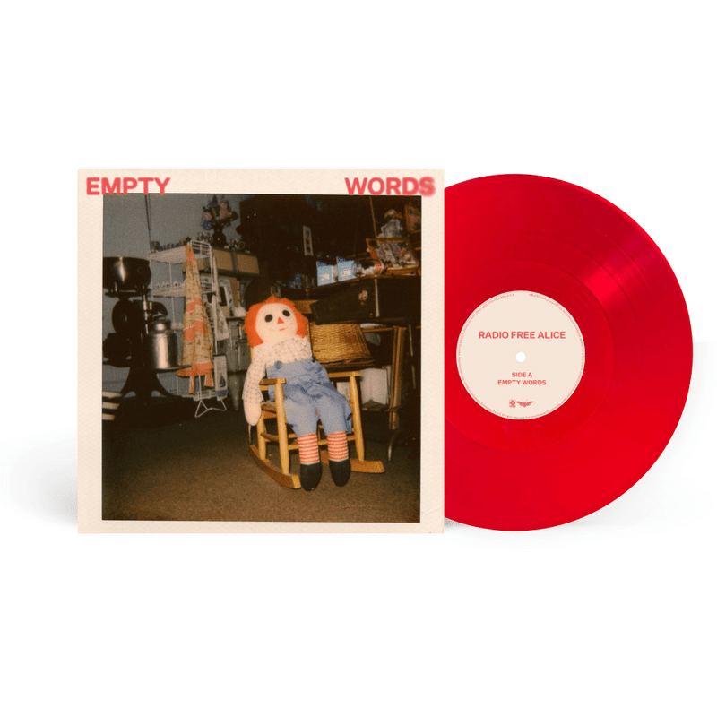 Radio Free Alice - Empty Words - Red 12" Vinyl Record