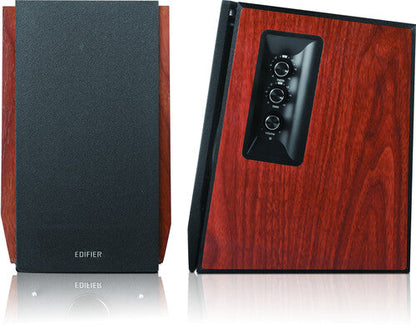 Edifier R1700BTs Powered Bluetooth 5.0 Wireless Bookshelf Speakers - 66 Watts (Brown)