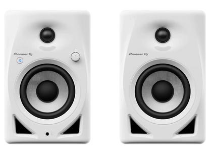 Pioneer DM-40D-BT-W 4-Inch Bluetooth Speakers [Pair, White]