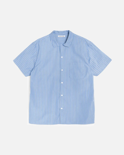 Malick Office Stripe Shirt (Blue Multi)