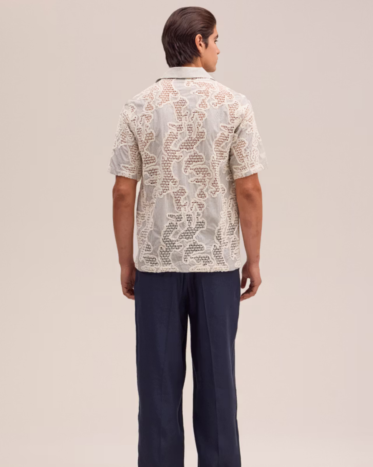Julio 50048 Embroidery Organic Cotton Shirt (Deep Truffle)