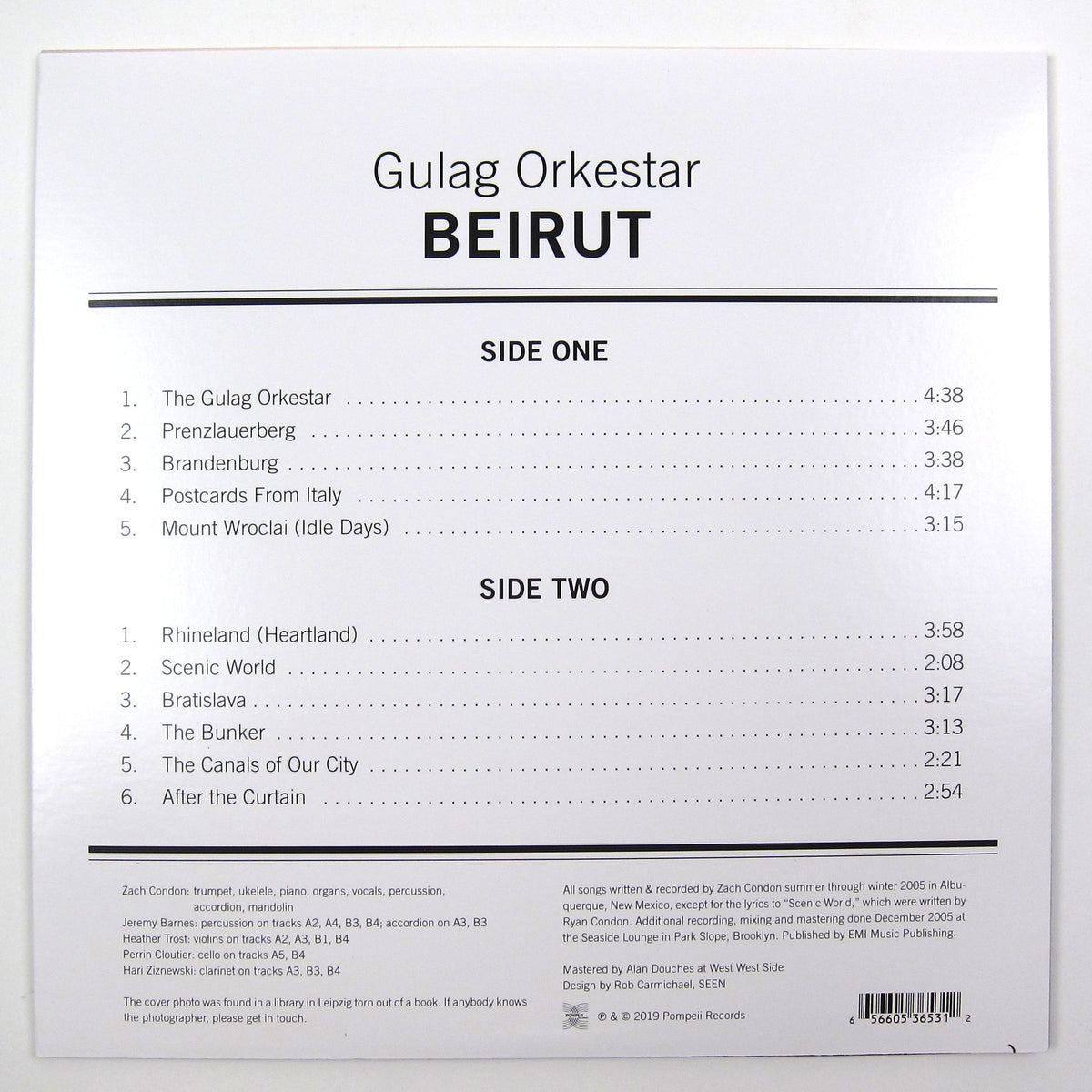 Beirut: Gulag Orkestar {Vinyl LP}