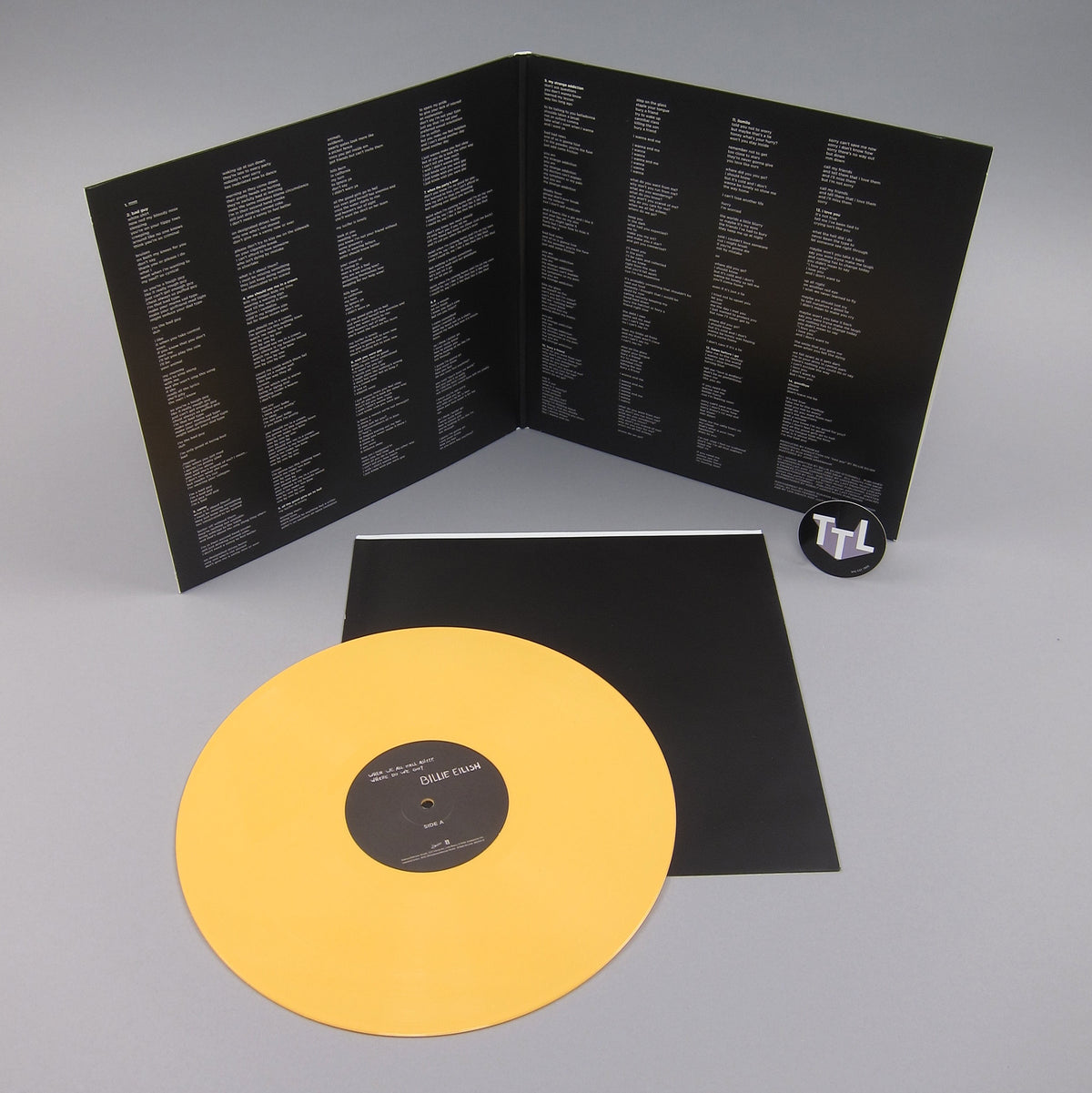 Billie Eilish: When We All Fall Asleep, Where Do We Go? (Yellow Colored Vinyl) {Vinyl LP}