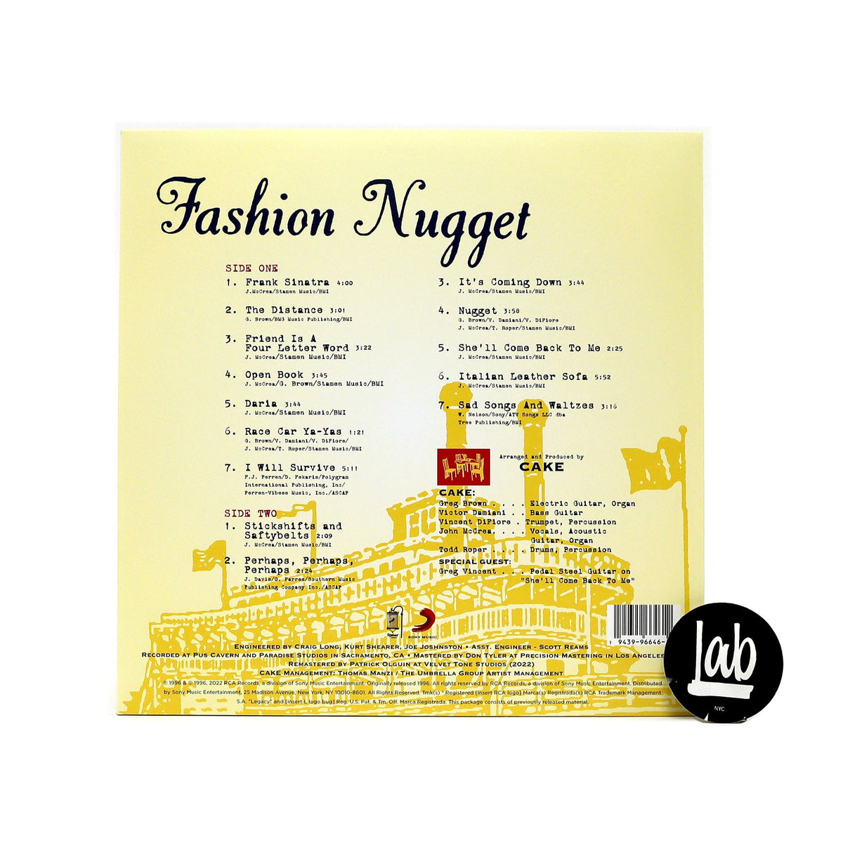 Cake: Fashion Nugget (180g) {Vinyl LP}