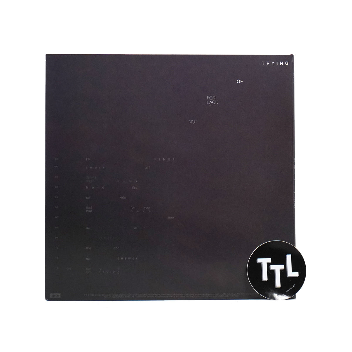 dodie: Not For Lack Of Trying {Vinyl LP}