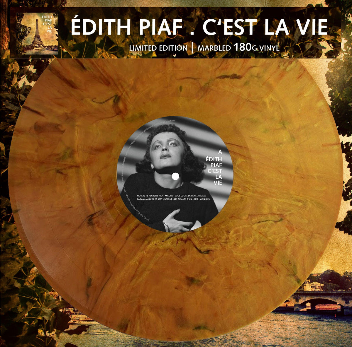 Edith Piaf – C’est La Vie - Marbled (Vinyl LP)
