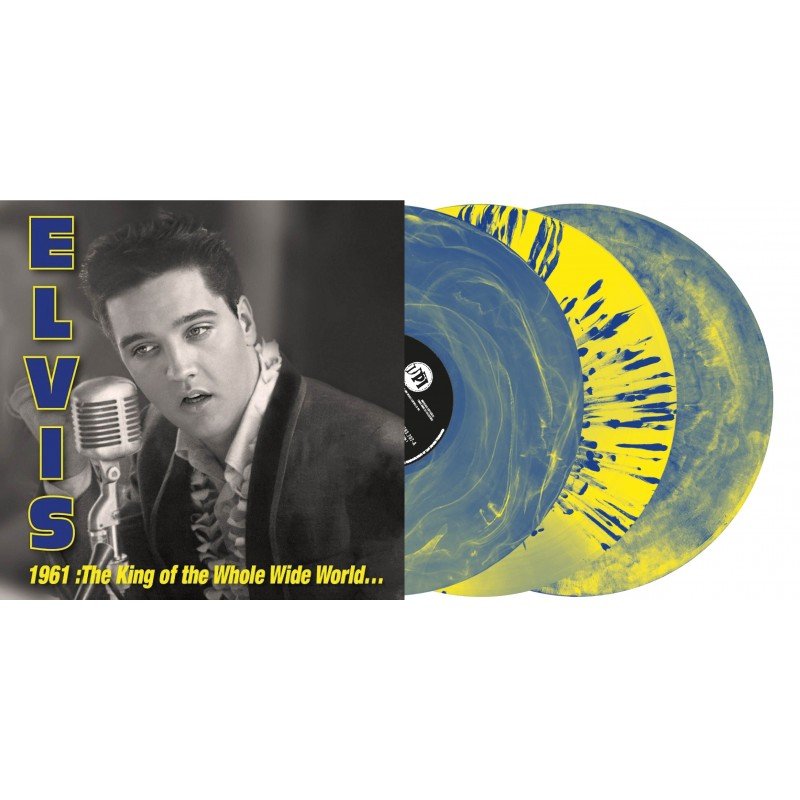 Elvis Presley - 1961: King Of Whole Wild World - RSD 2026 Blue & Yellow Splatter