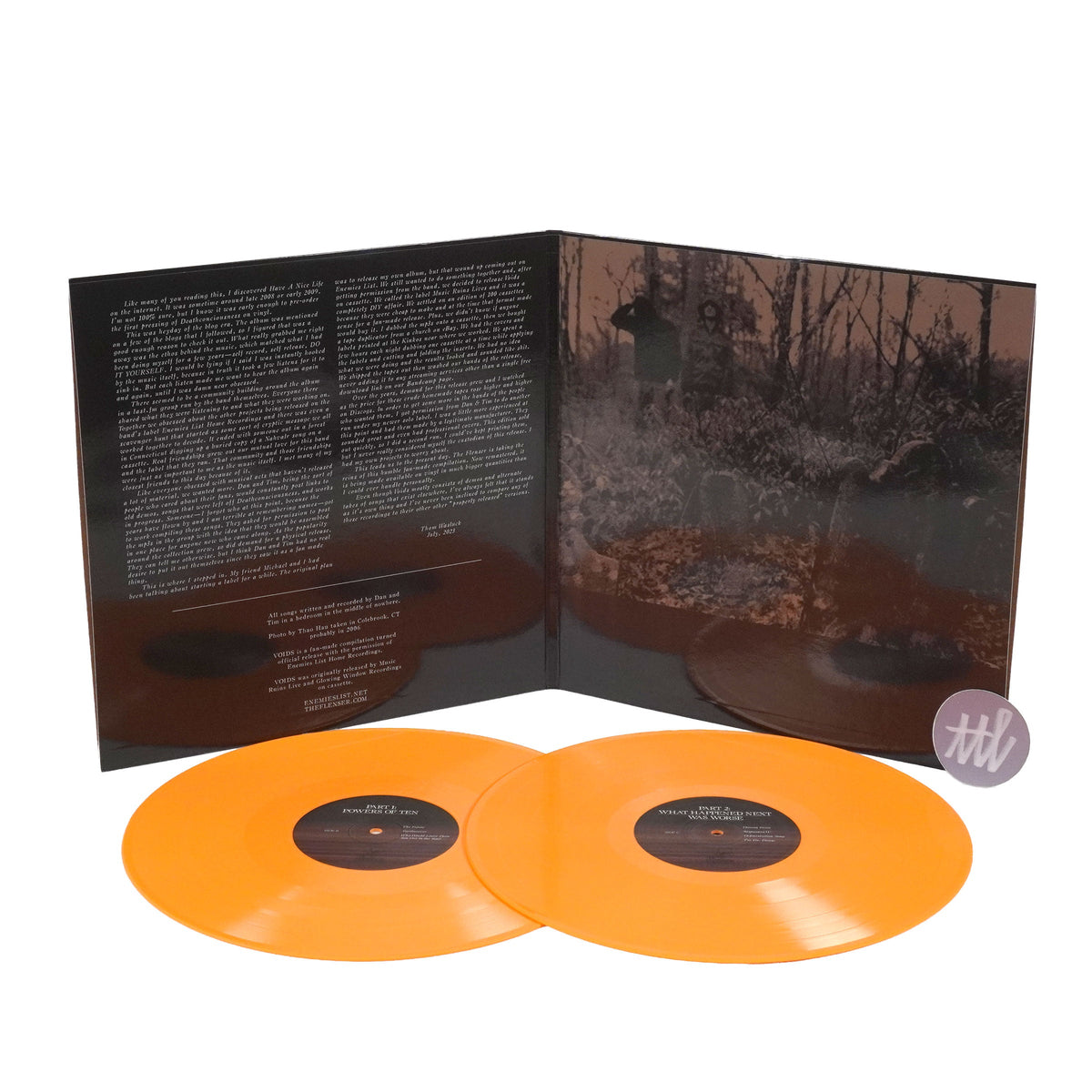 Have A Nice Life: Voids (Indie Exclusive Orange Colored Vinyl) Vinyl 2LP