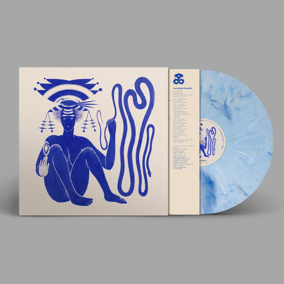 Hiatus Kaiyote - Love Heart Cheat Code - Blue & White Marble (Vinyl LP)