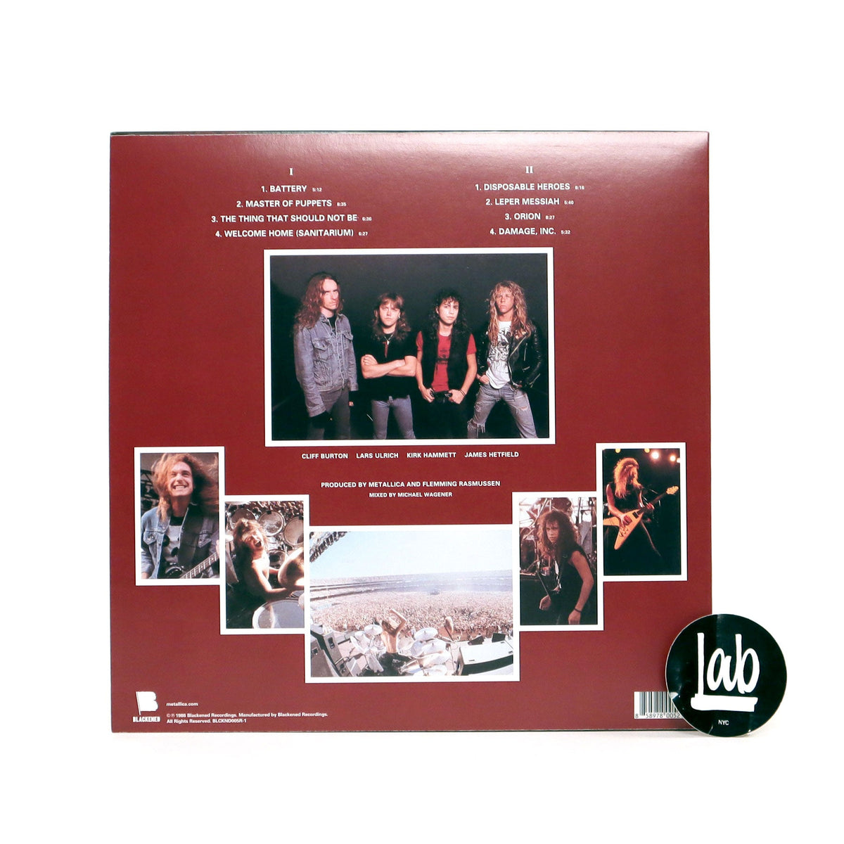 Metallica: Master Of Puppets {Vinyl LP}
