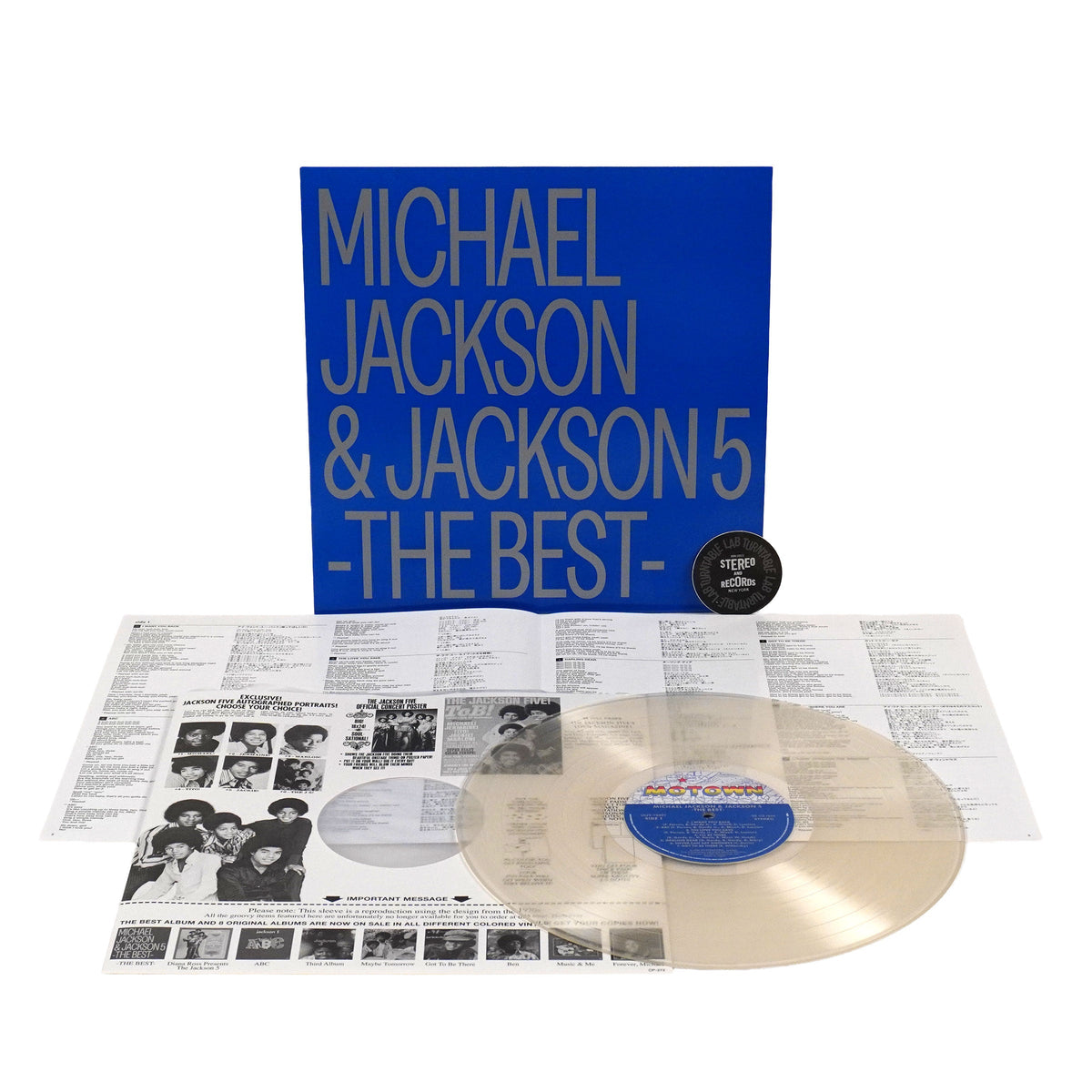 Michael Jackson & Jackson 5: The Best (Japan Import, Colored Vinyl) {Vinyl LP}