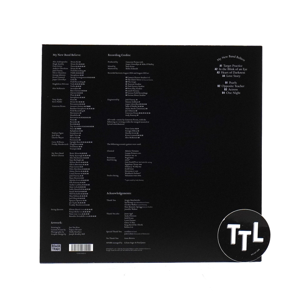 My New Band Believe: My New Band Believe (Black Midi) (Indie Exclusive Colored Vinyl) {Vinyl LP}+10"