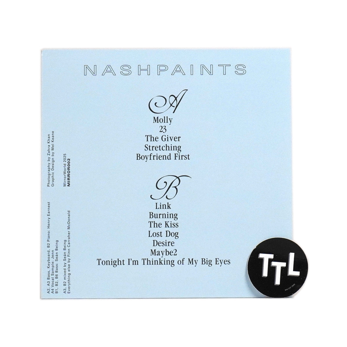 Nashpaints: Everyone Good Is Called Molly (Import) {Vinyl LP}