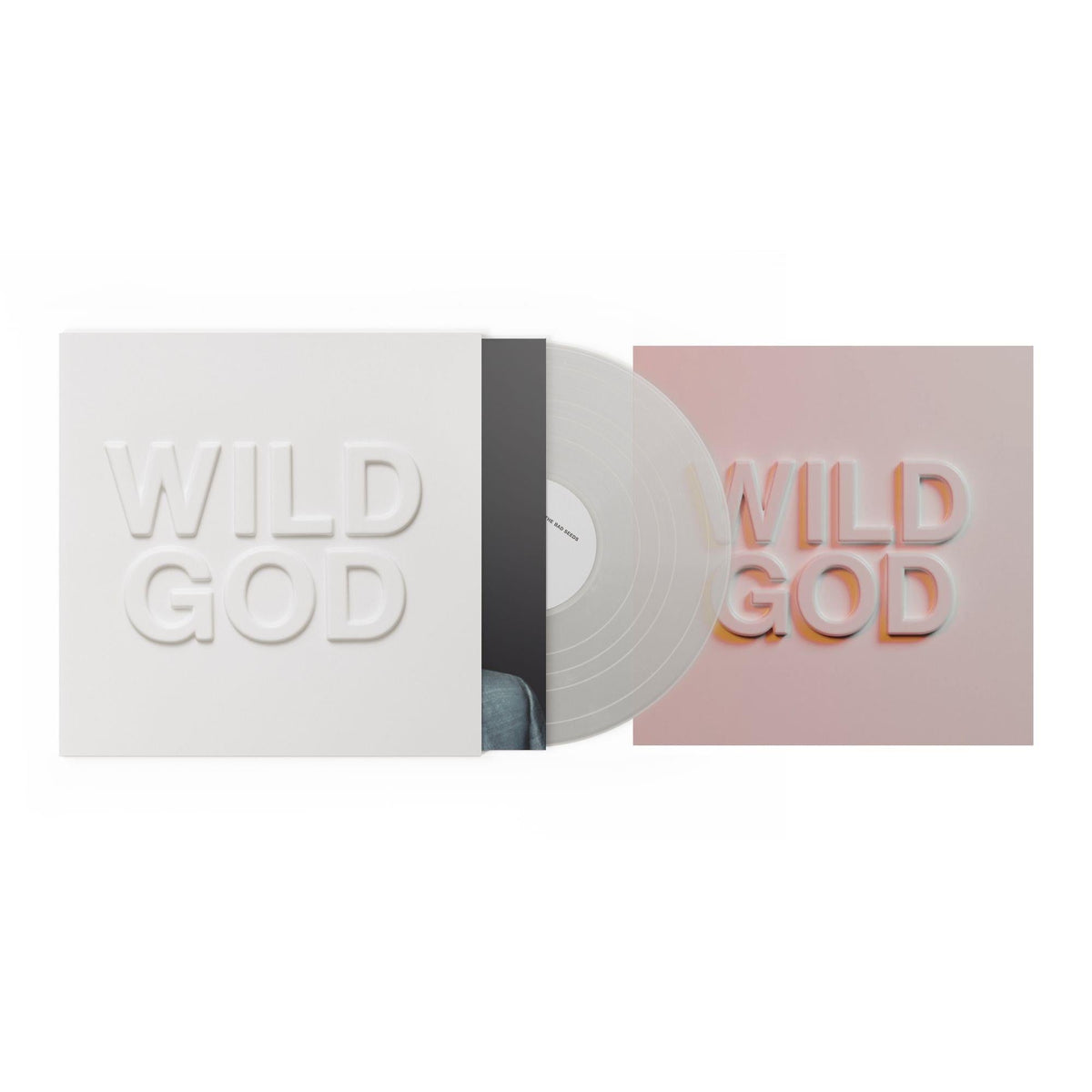 Nick Cave & The Bad Seeds - Wild God - Clear Limited Edition Art Print Bundle 【Vinyl LP 】