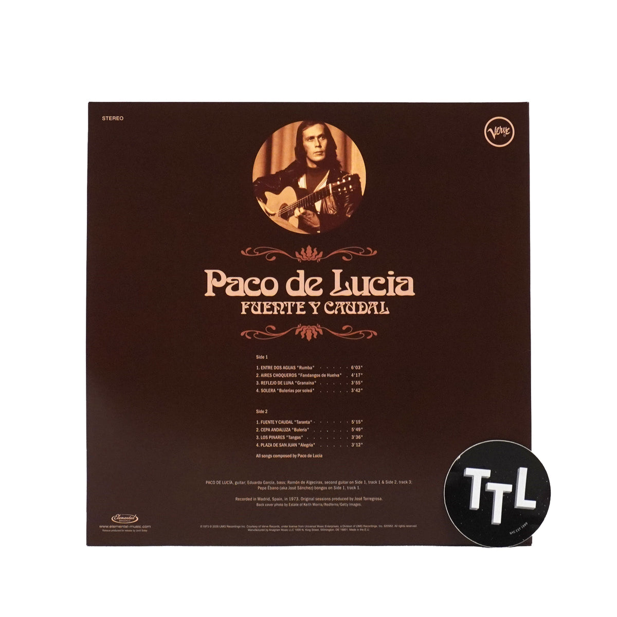Paco De Lucia: Fuente Y Caudal {Vinyl LP}