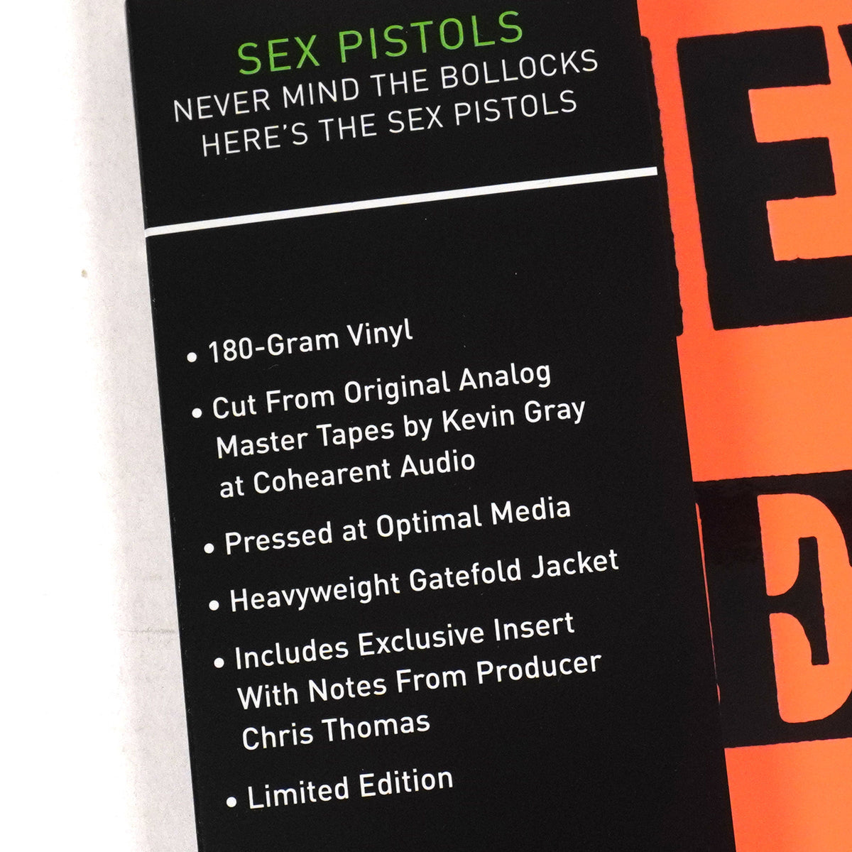 Sex Pistols: Never Mind The Bollocks (Rhino High Fidelity 180g) {Vinyl LP}