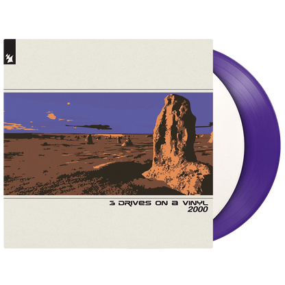 Three Drives on a Vinyl - 2000 - Ivory & Purple (Vinyl LP)