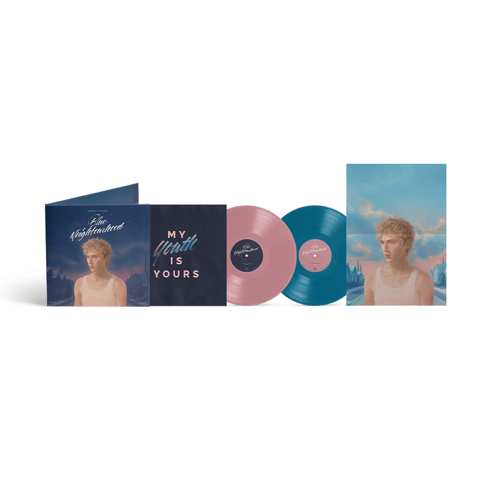 Troye Sivan - Blue Neighbourhood (10 Year Anniversary Edition) - Blue & Pink (Vinyl LP)