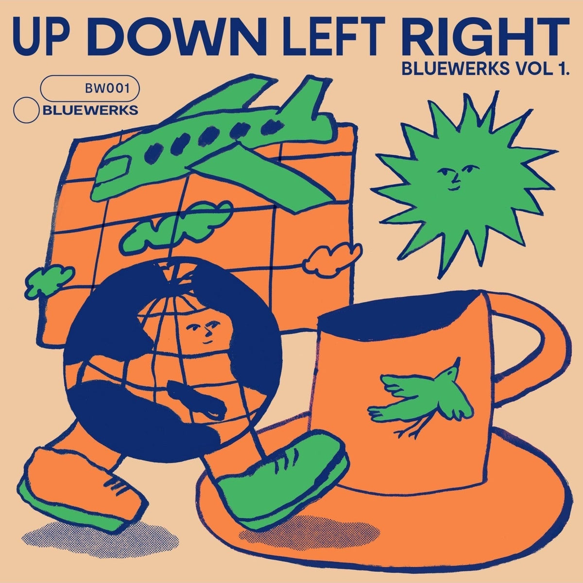 Various Artists - Up Down Left Right: Bluewerks Volume 1 & 2 - (Vinyl LP)