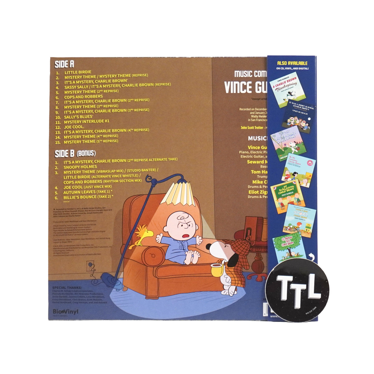 Vince Guaraldi: It's A Mystery, Charlie Brown (Indie Exclusive Colored Vinyl) {Vinyl LP}