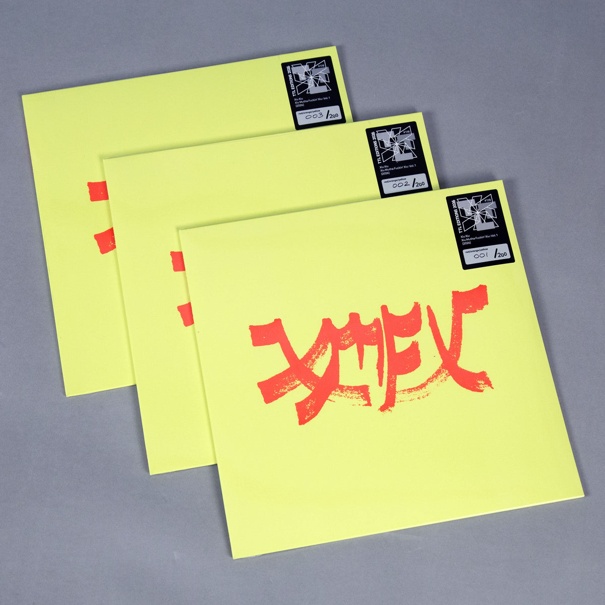 Xiu Xiu: Xiu Mutha F*ckin' Xiu Vol.1 (Colored Vinyl) {Vinyl LP} - Turntable Lab Exclusive